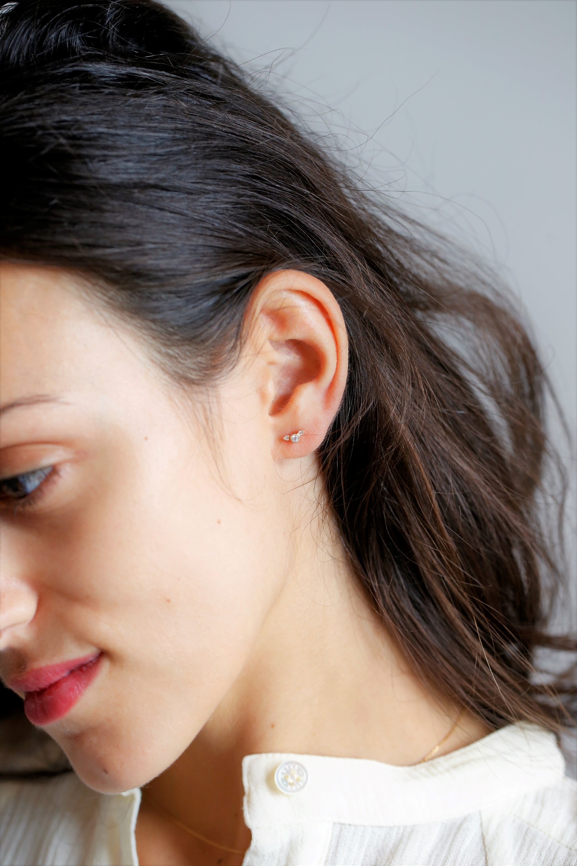 Boucle d'oreille Amour Céleste XS