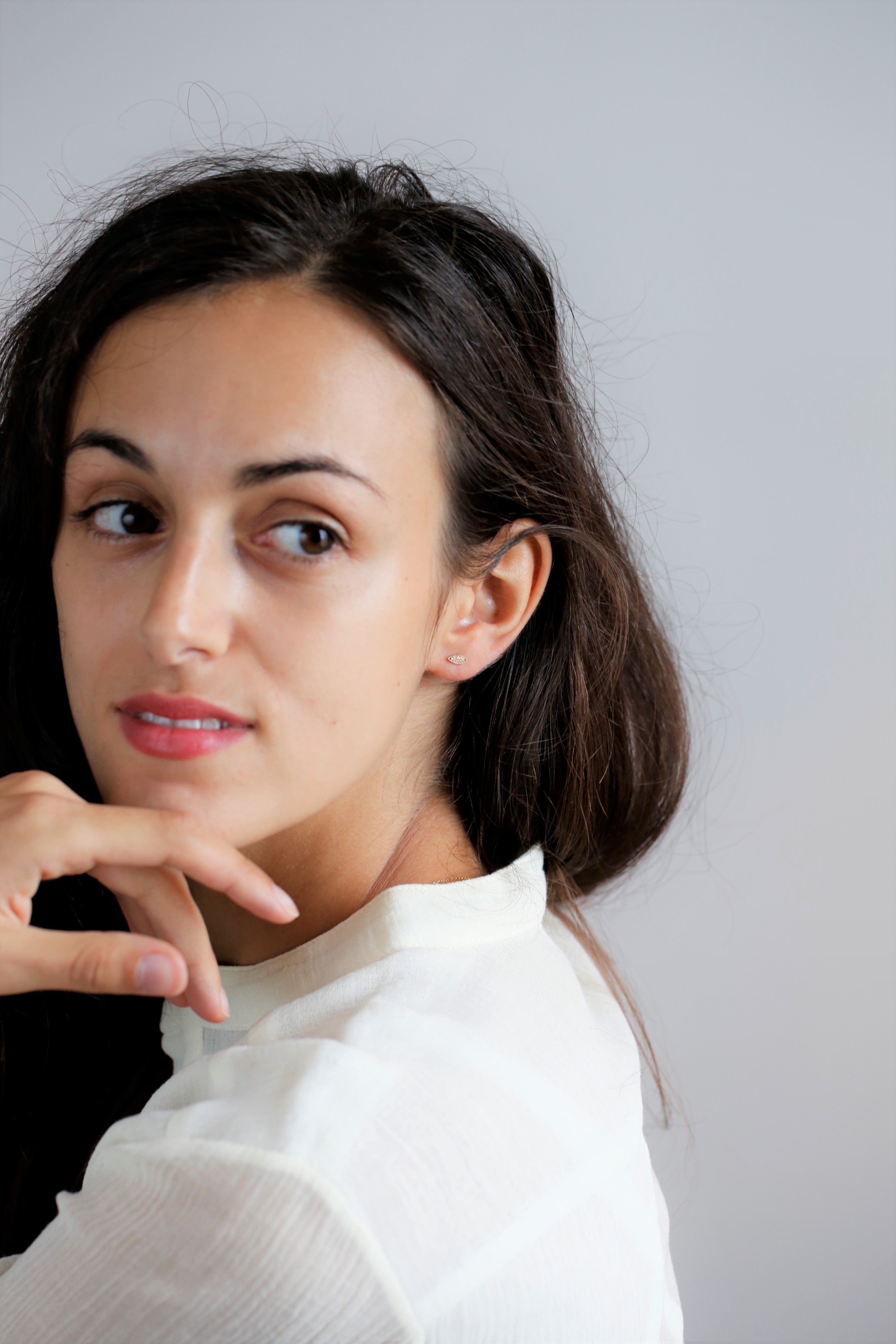 Boucle d'oreille Allegria Navette