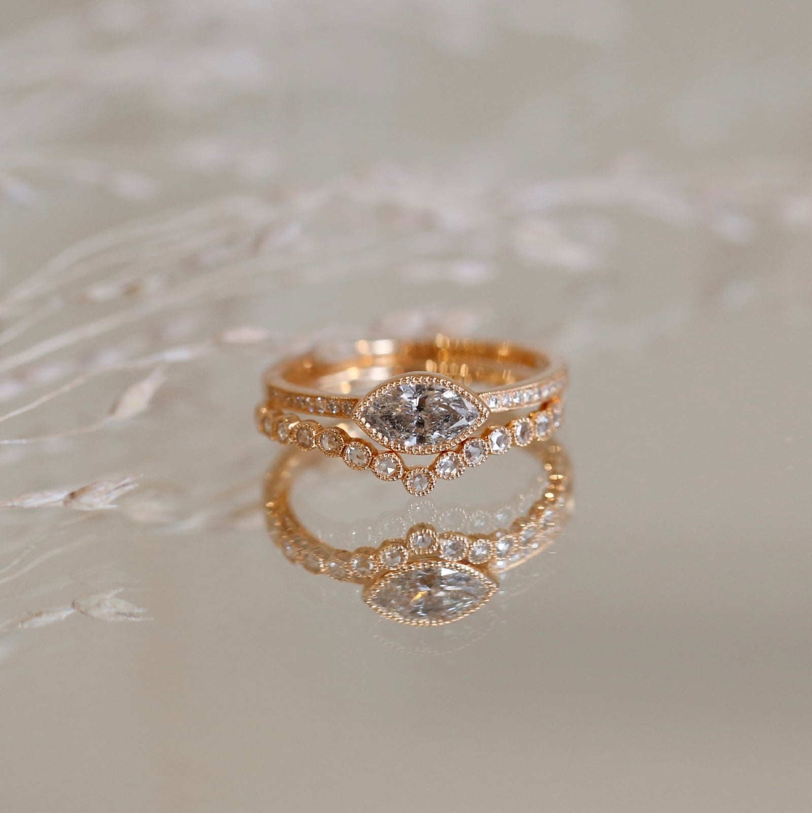 Pièce Unique N°6/2019, Bague Juliette navette