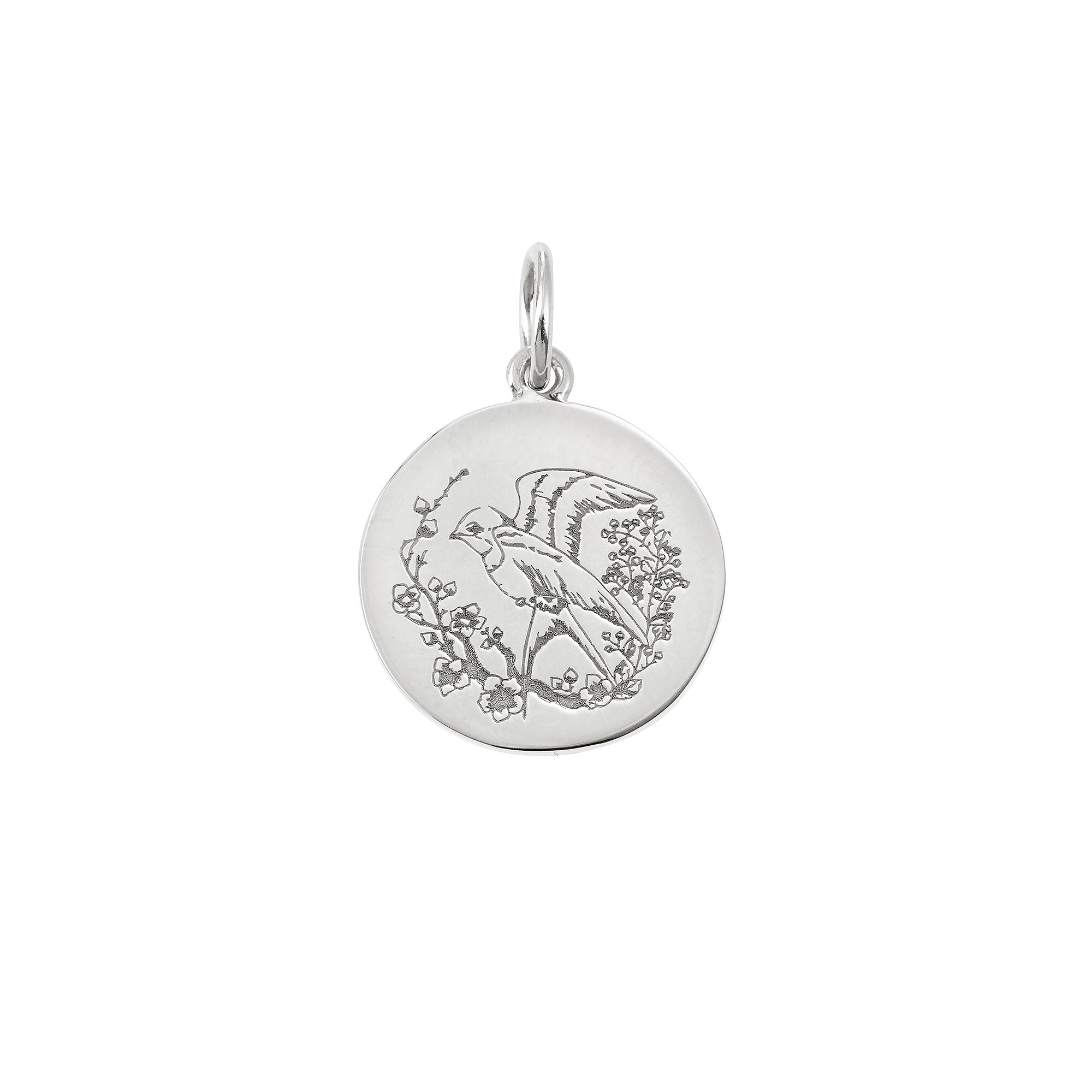 Médaille Hirondelle petit modèle - 1,4cm