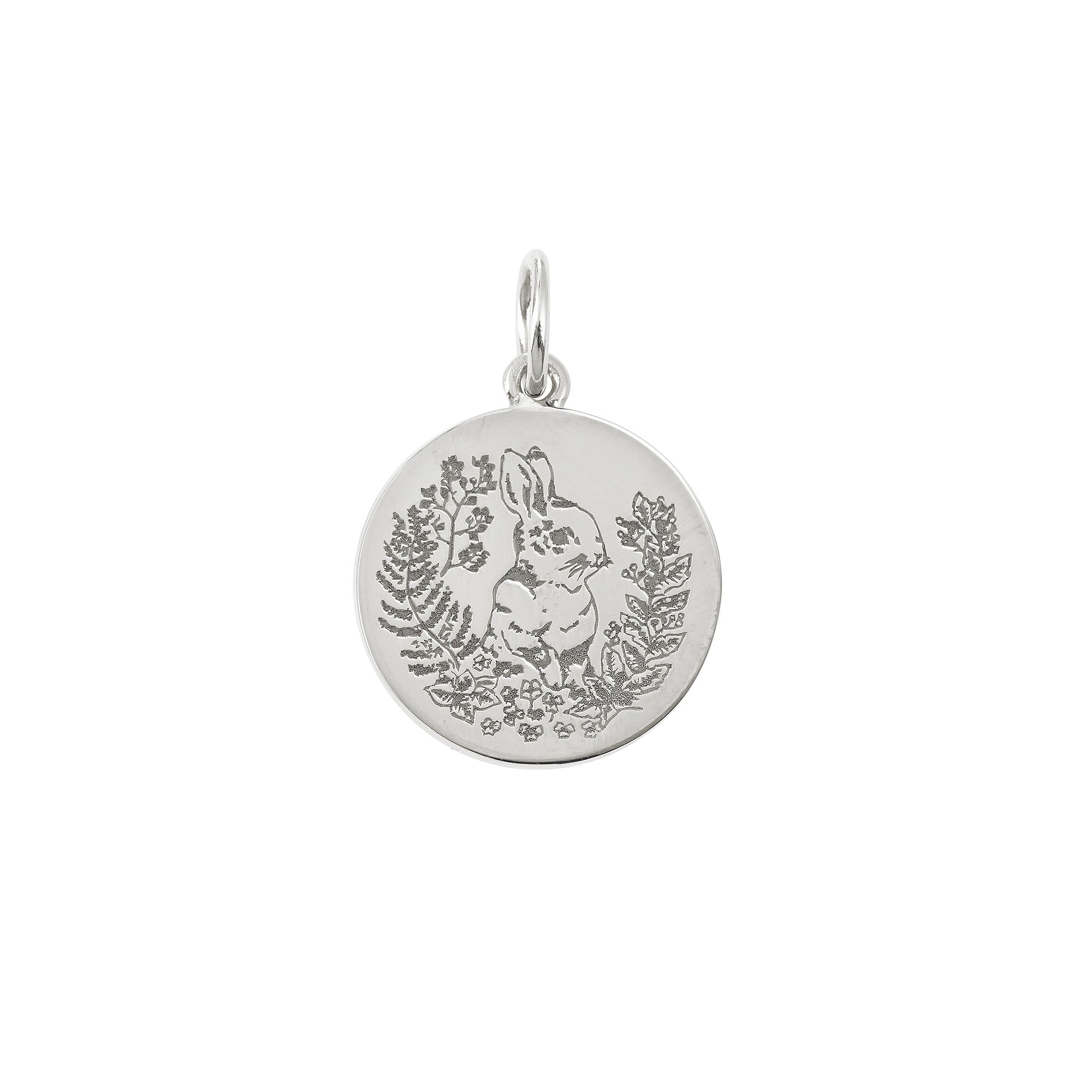 Médailles - Médaille Petit Lapin - 1,4cm, médailles bapteme originale, médaille de baptême de créateur