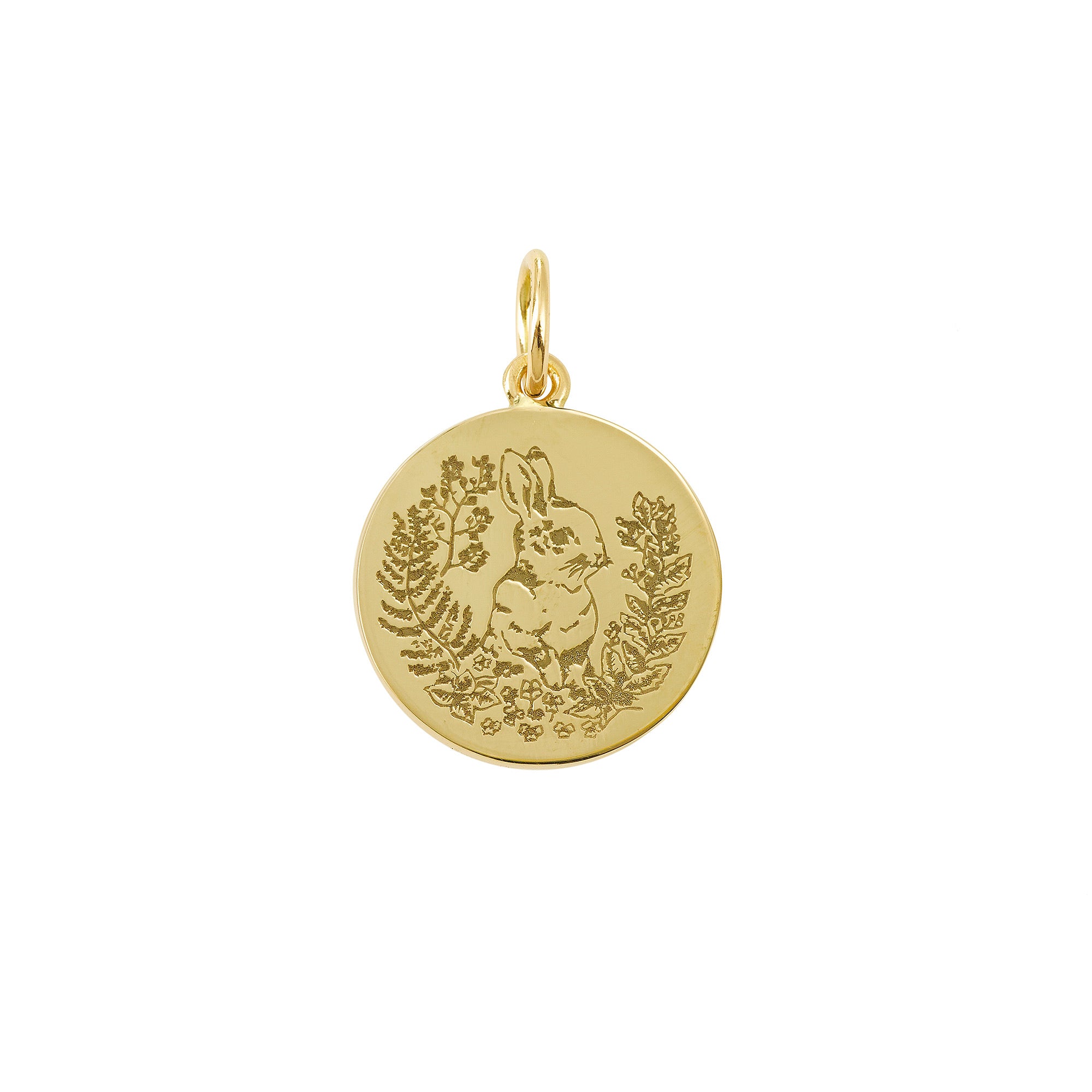 Médailles - Médaille Petit Lapin - 1,4cm, médailles bapteme originale, médaille de baptême de créateur