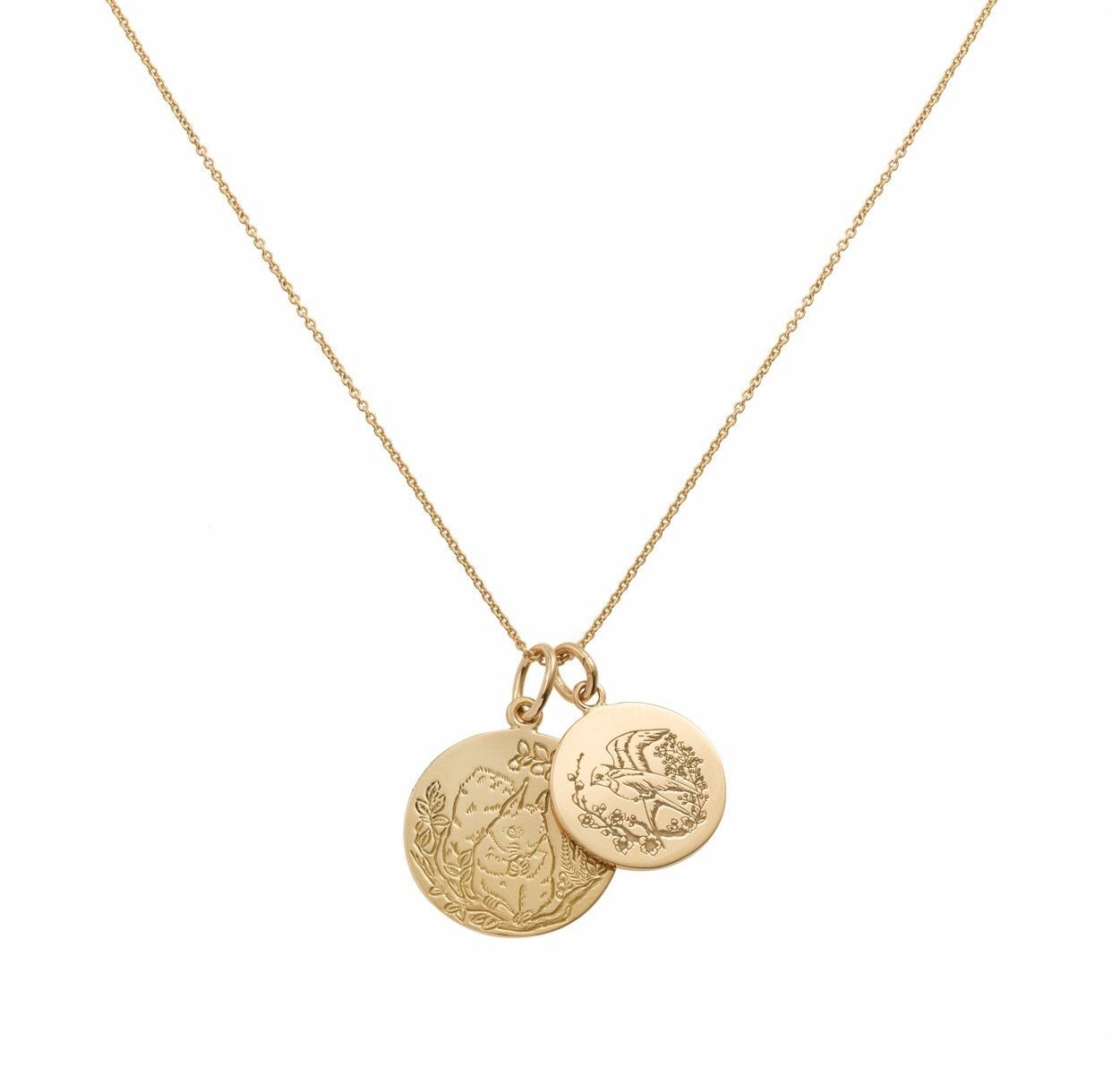 Médailles - Médaille Écureuil - 1,8cm, medailles bapteme originales, médaille de baptême, medaille or createur, médailles Myrtille Beck Paris Marie de Beaucourt