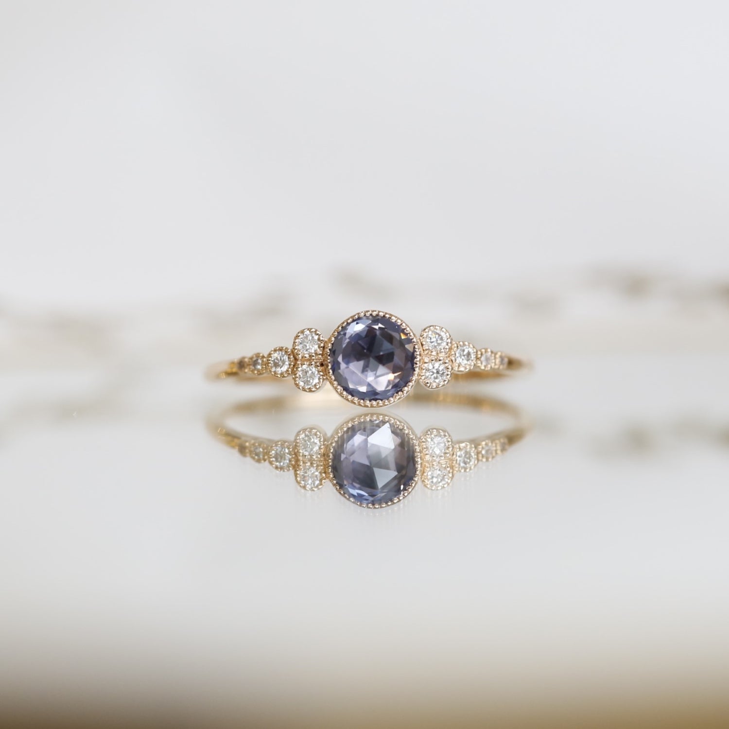 Ring Iris L Blue Sapphire