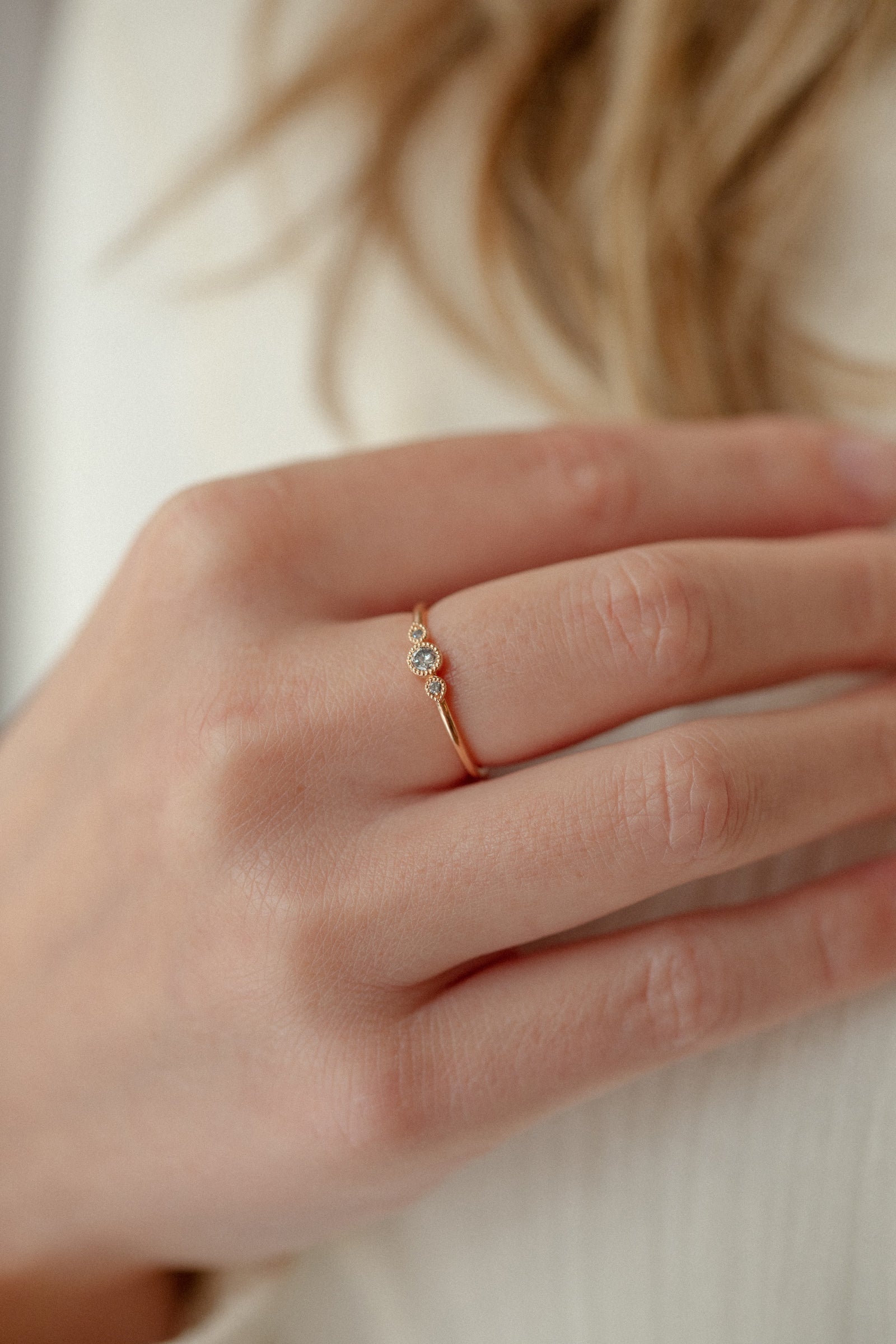 Love Ring Céleste S Diamonds Salt & Pepper