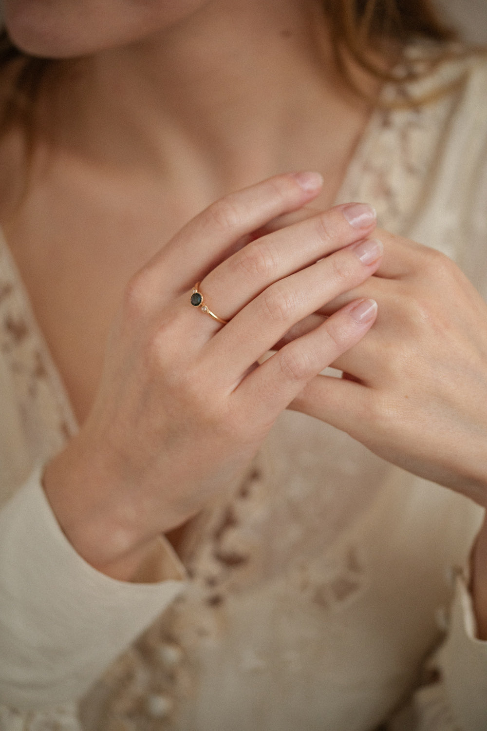 Céleste Love Ring Céleste Sapphire Mermaid Rosecut