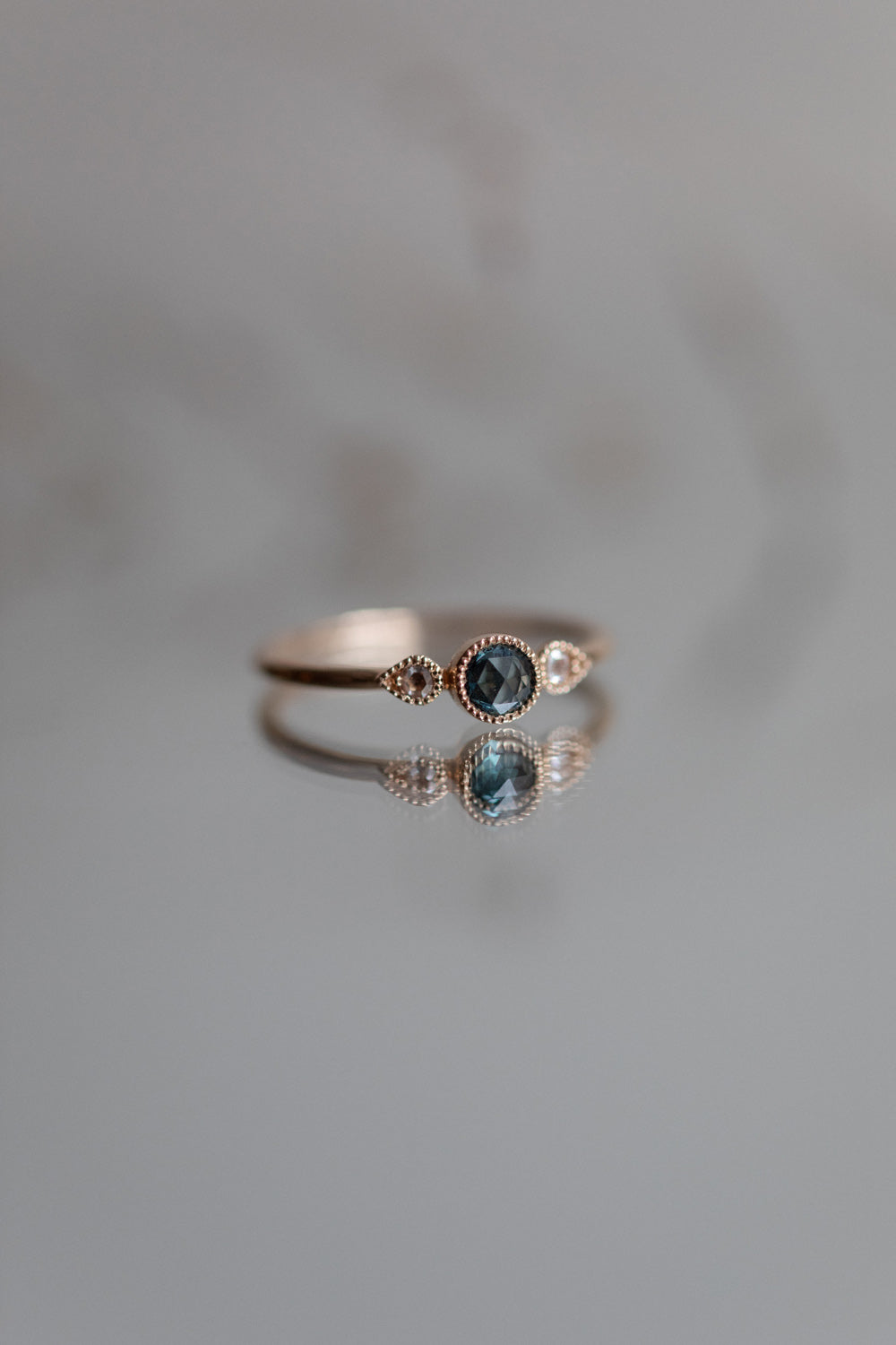 Céleste Love Ring Céleste Sapphire Mermaid Rosecut