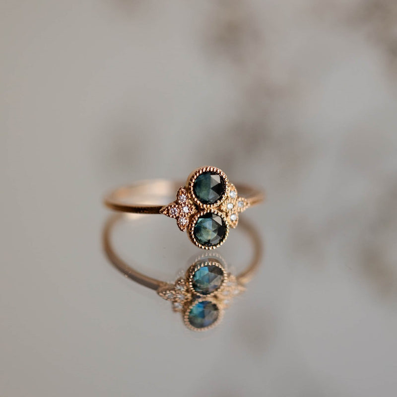 Ring Apis Florea M Sapphires mermaid