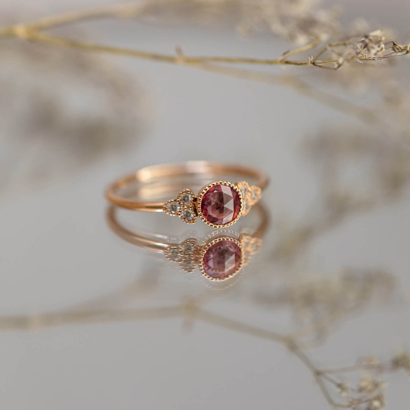 Ring Flora L Pink Sapphire