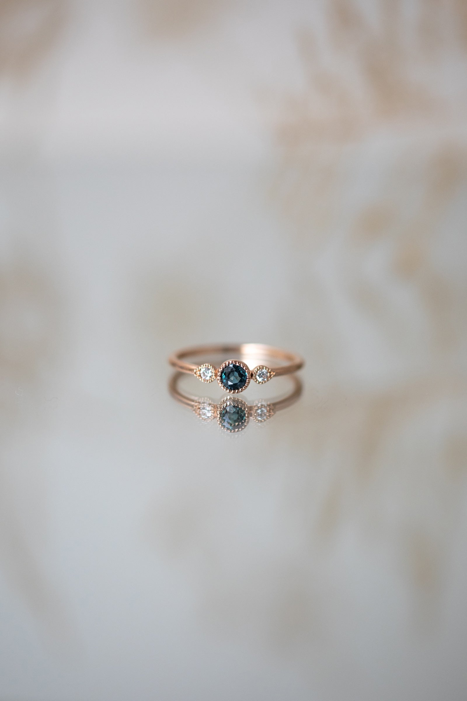 Céleste Love Ring Céleste Sapphire Mermaid Brilliant