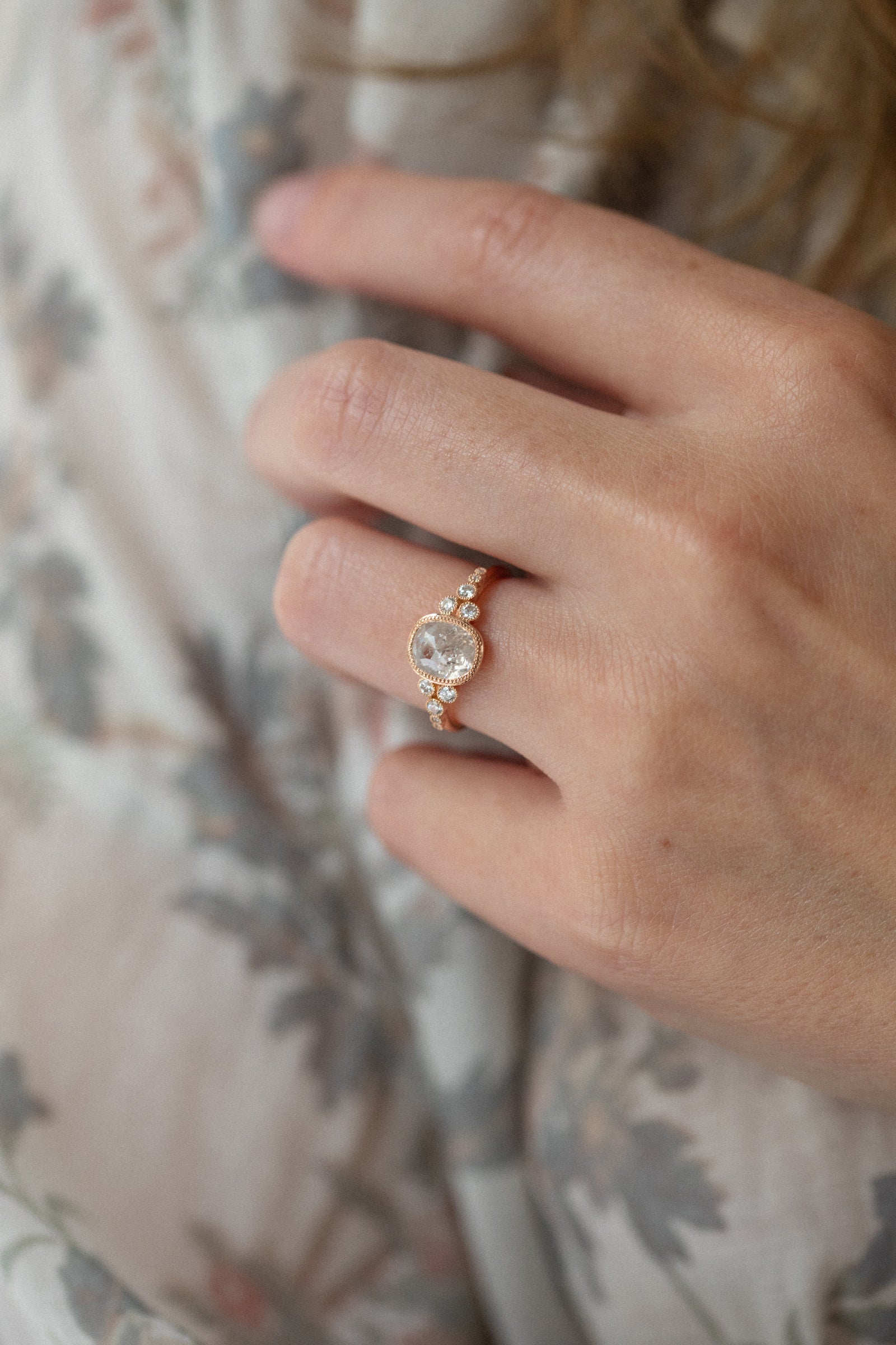 Unique Piece Iris diamond Oval