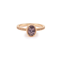 Pièce Unique Juliette Saphir Umba Mauve Oval