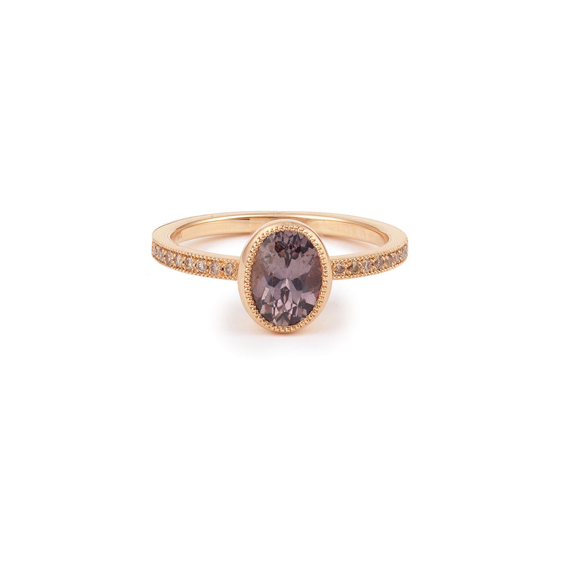 Pièce Unique Juliette Saphir Umba Mauve Oval