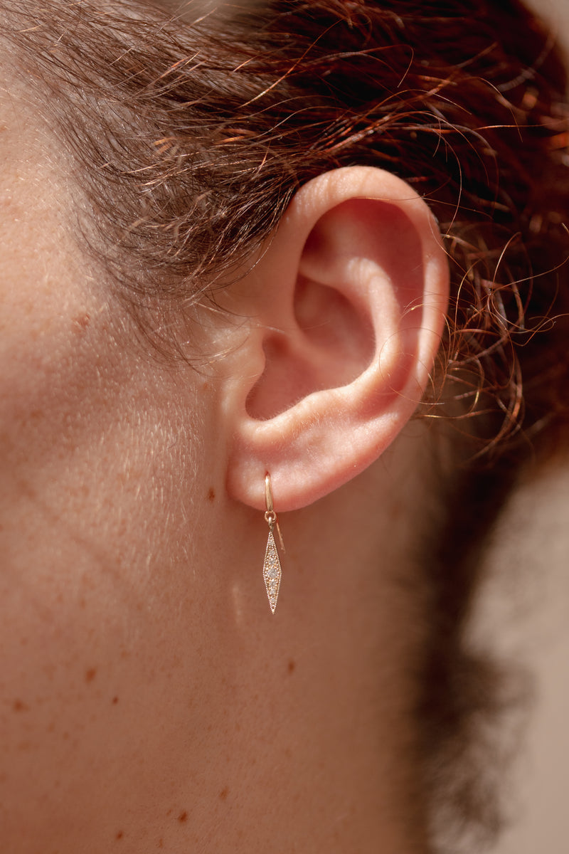 Pendant earrings Allegria Losange XL