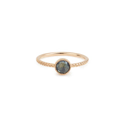 Ring Cybele L Sapphire Mermaid Rosecut