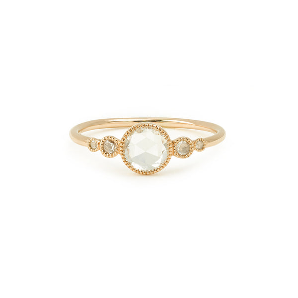 Ring Coco White Sapphire Rosecut