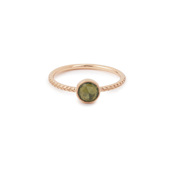 Ring Cybèle L Green sapphire