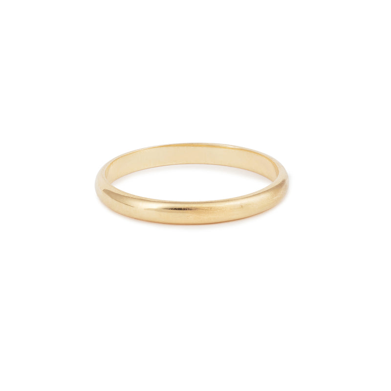 wedding band Half Ring - 2.5mm