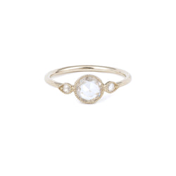 Amour Céleste XL White Sapphire Ring