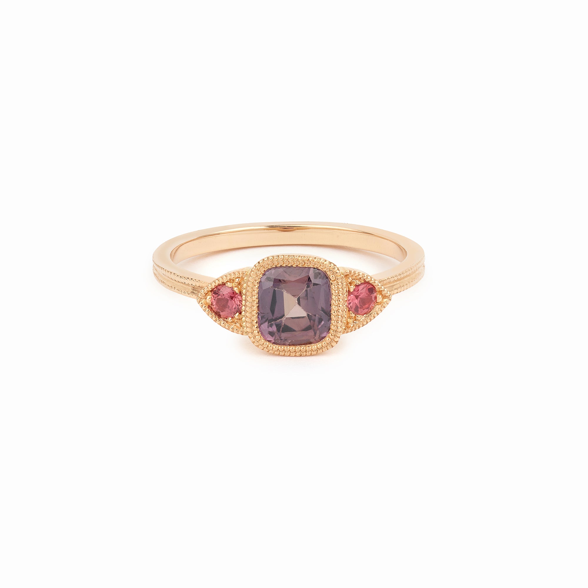 One-of-a-kind Beatrice plum sapphire Umba