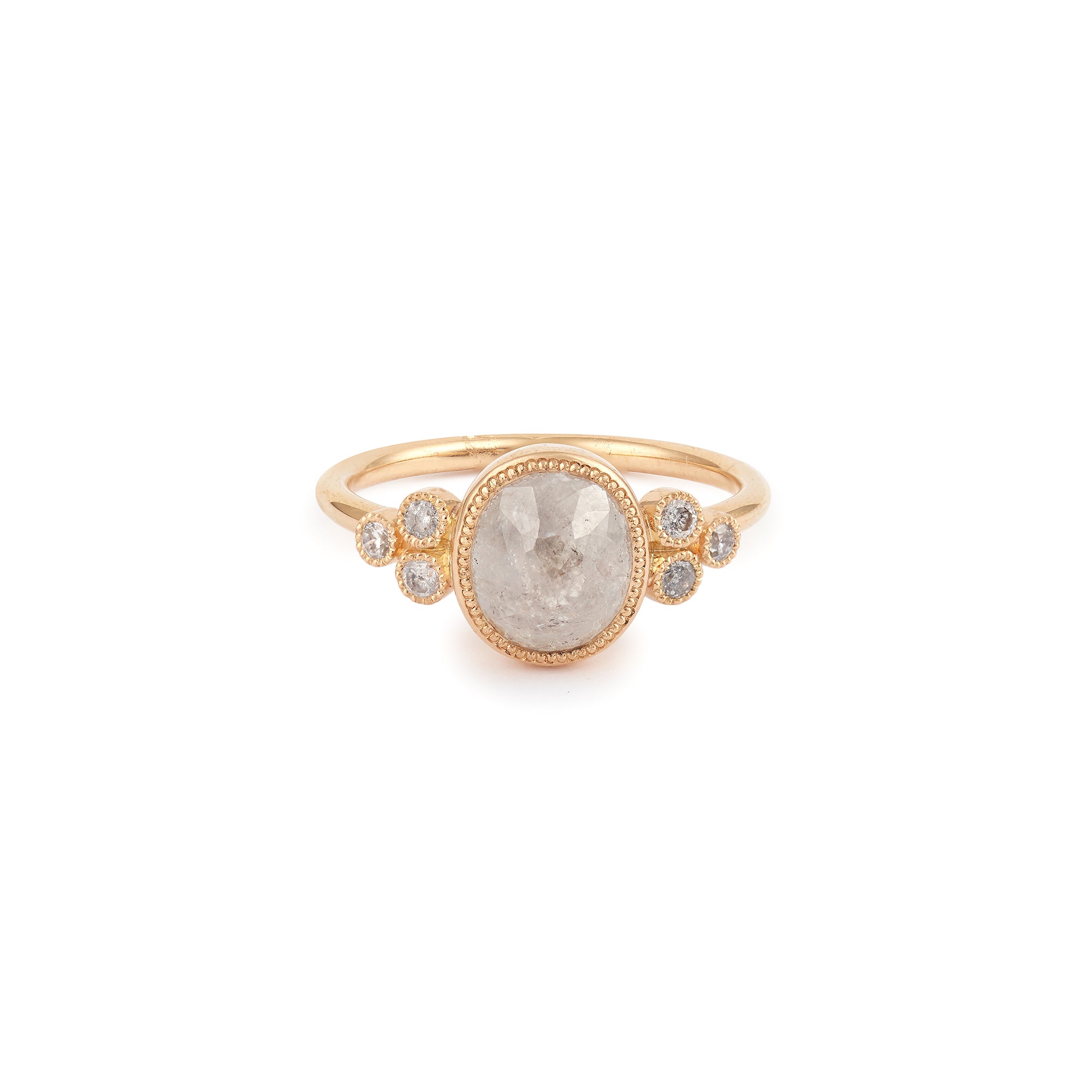 Flora Engagement Ring: A One-of-a-Kind Piece in Gold and diamond by Flora Jewelry, Myrtille Beck