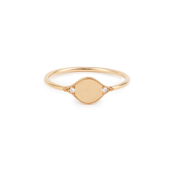 Mini Chevalière Ring Eyes XL                                