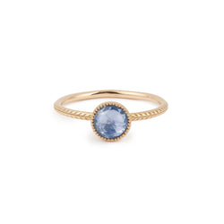 Ring Cybele XL Sapphire Blue Rosecut