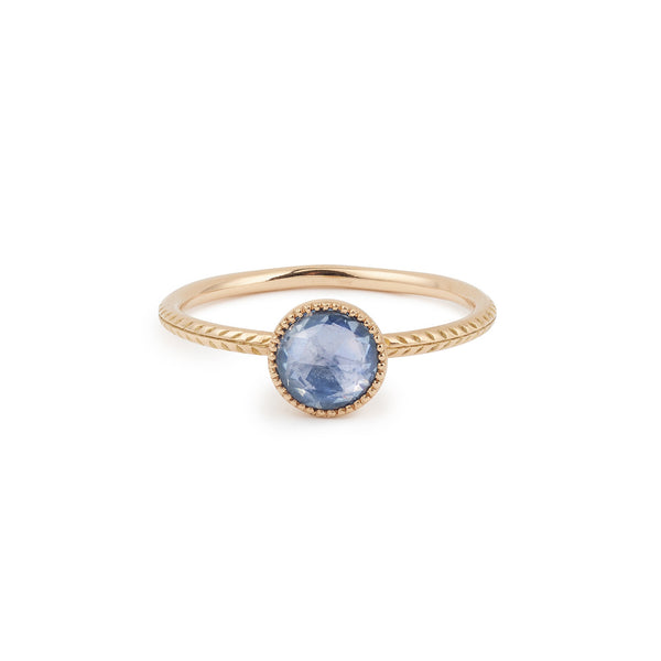 Ring Cybele XL Sapphire Blue Rosecut