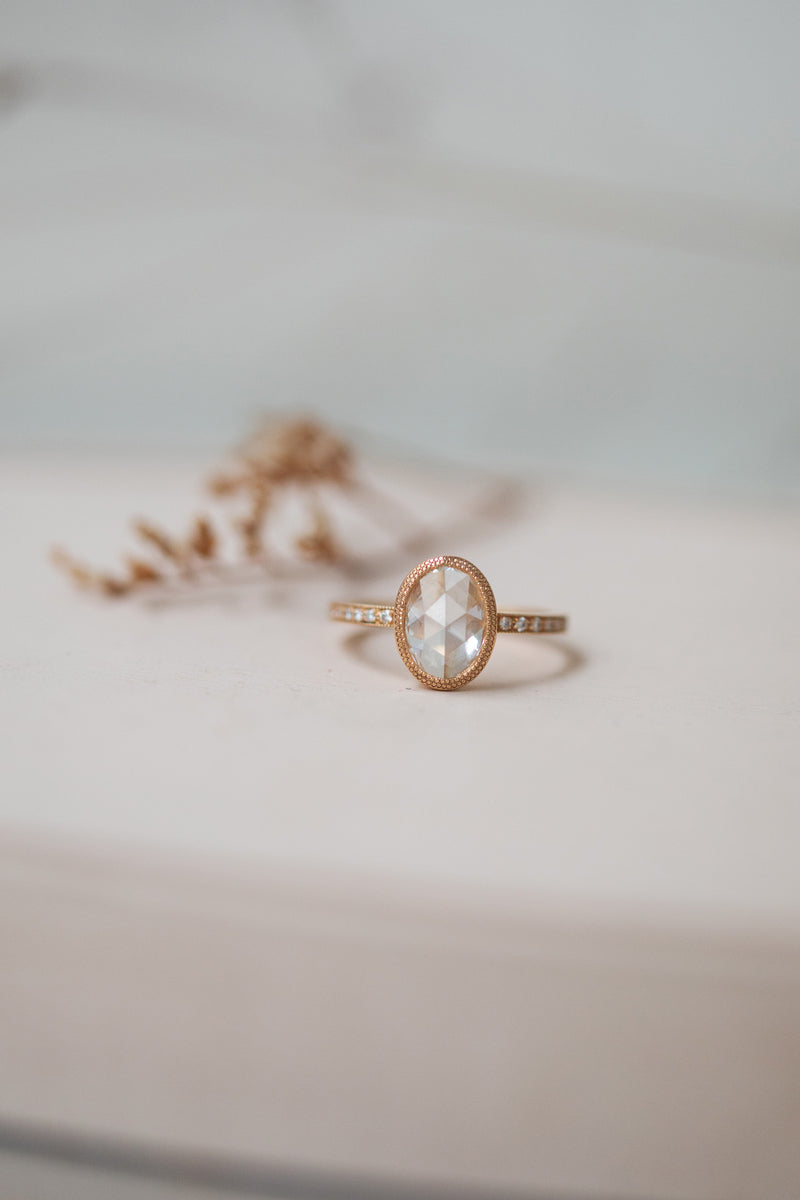 Pièce Unique Juliette diamond Oval Rosecut