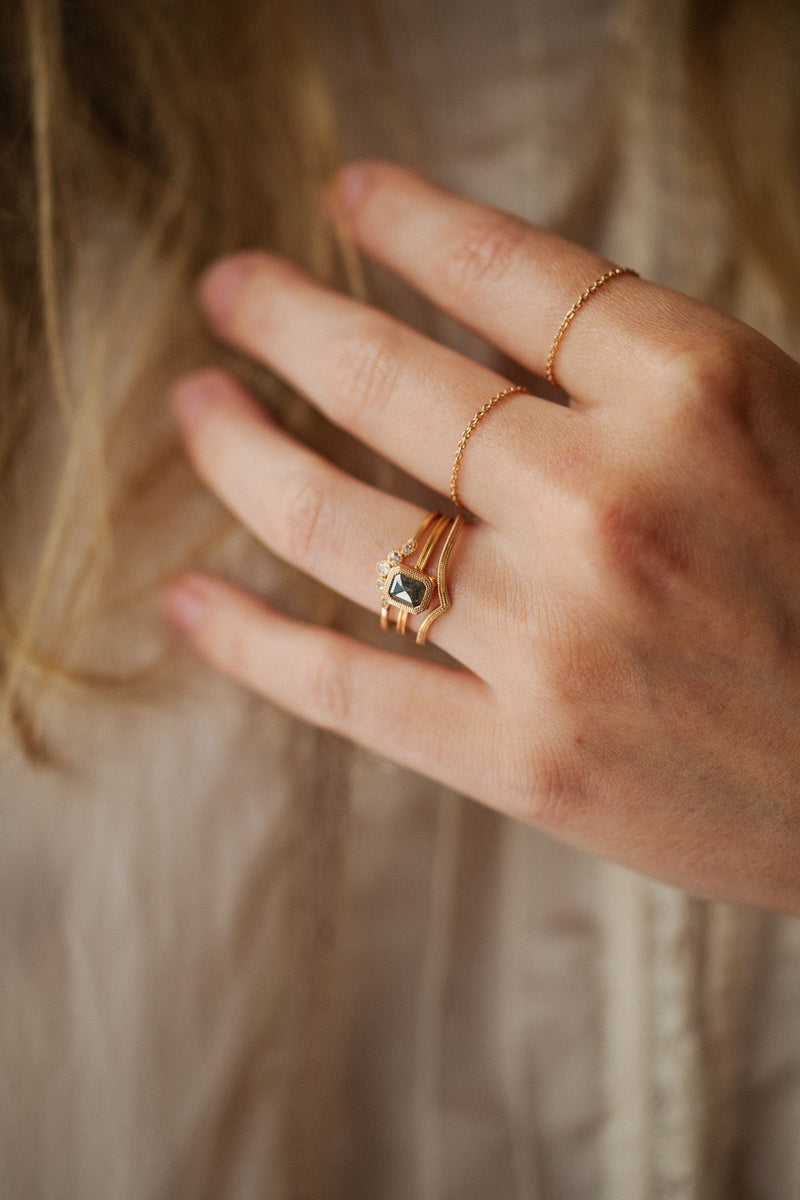 Pièce Unique Solitaire diamond Salt & Pepper RPC