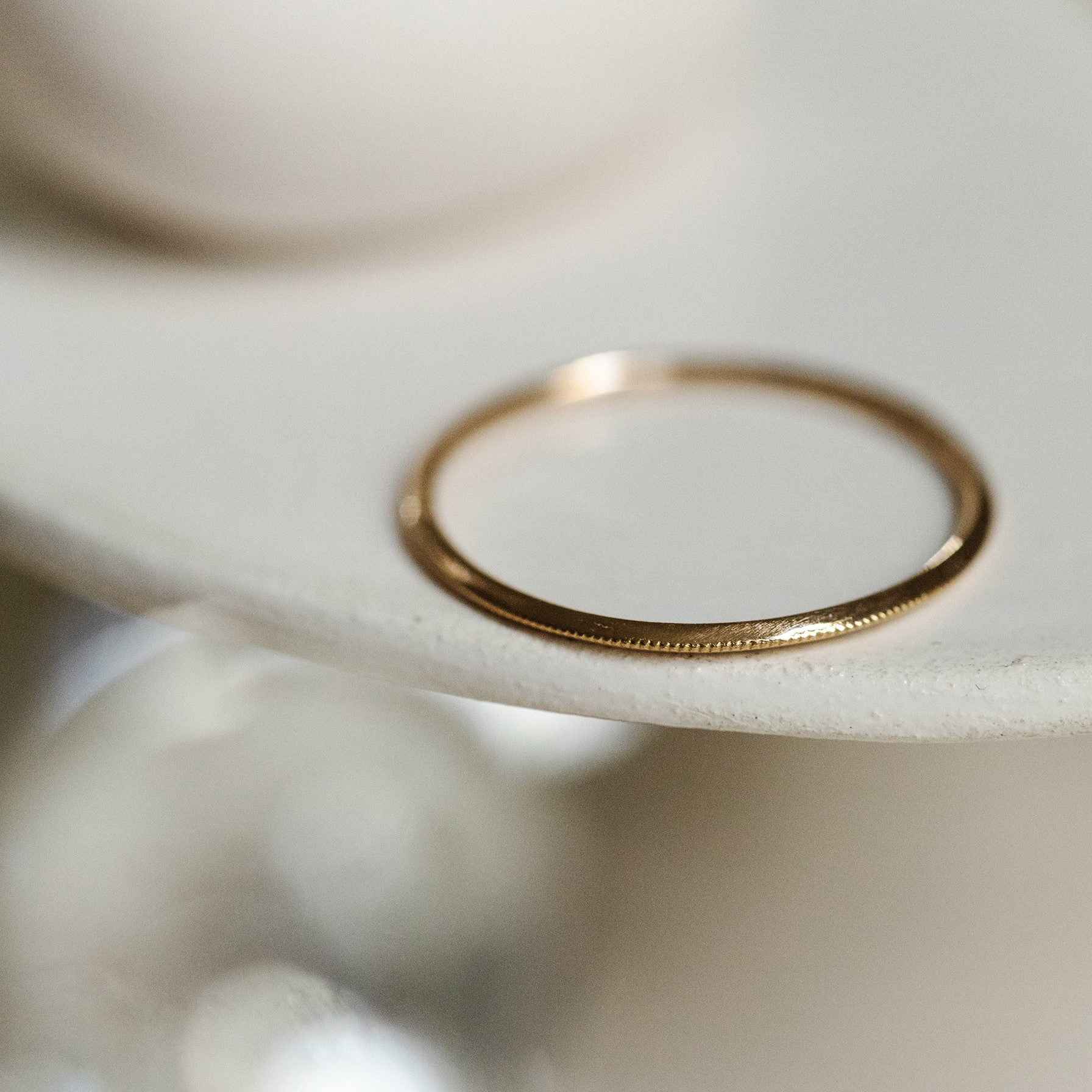 wedding band Milgrain S 1 mm