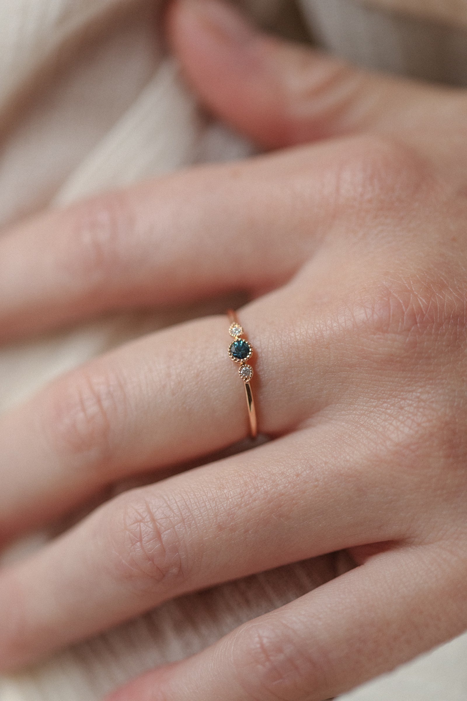 Céleste Love Ring Céleste Brilliant Mermaid Sapphire