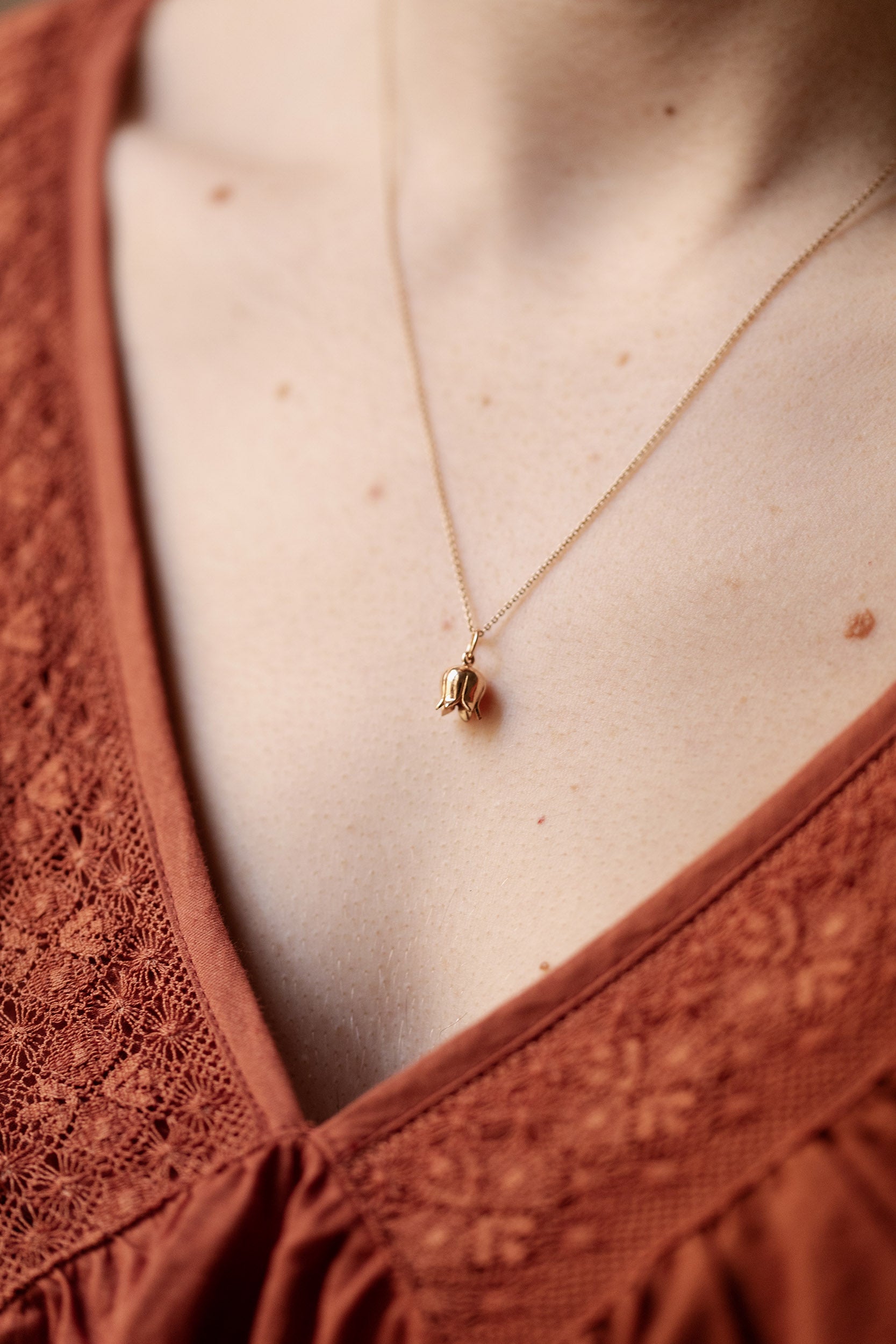 Lily of the valley bell charm