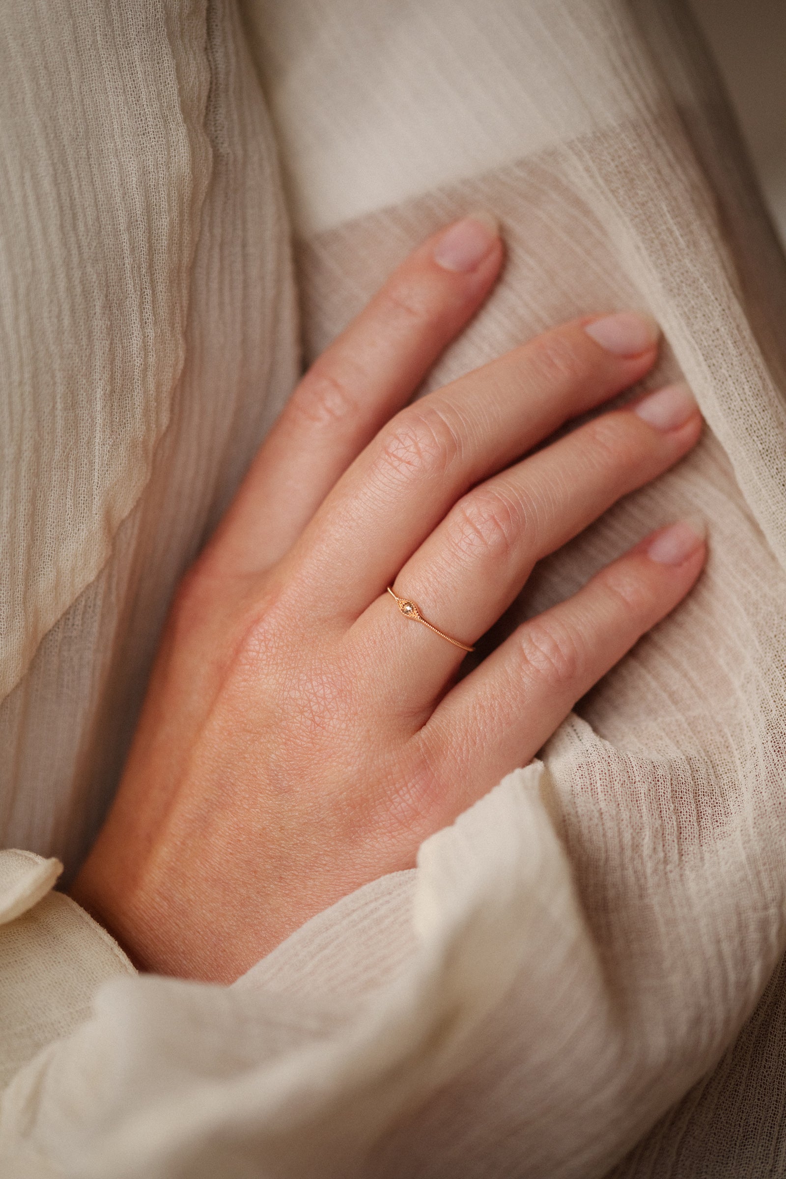 Mini Chevalière Eyes M