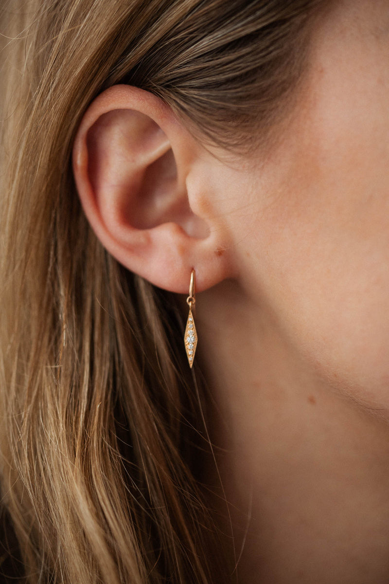 Pendant earrings Allegria Losange XL
