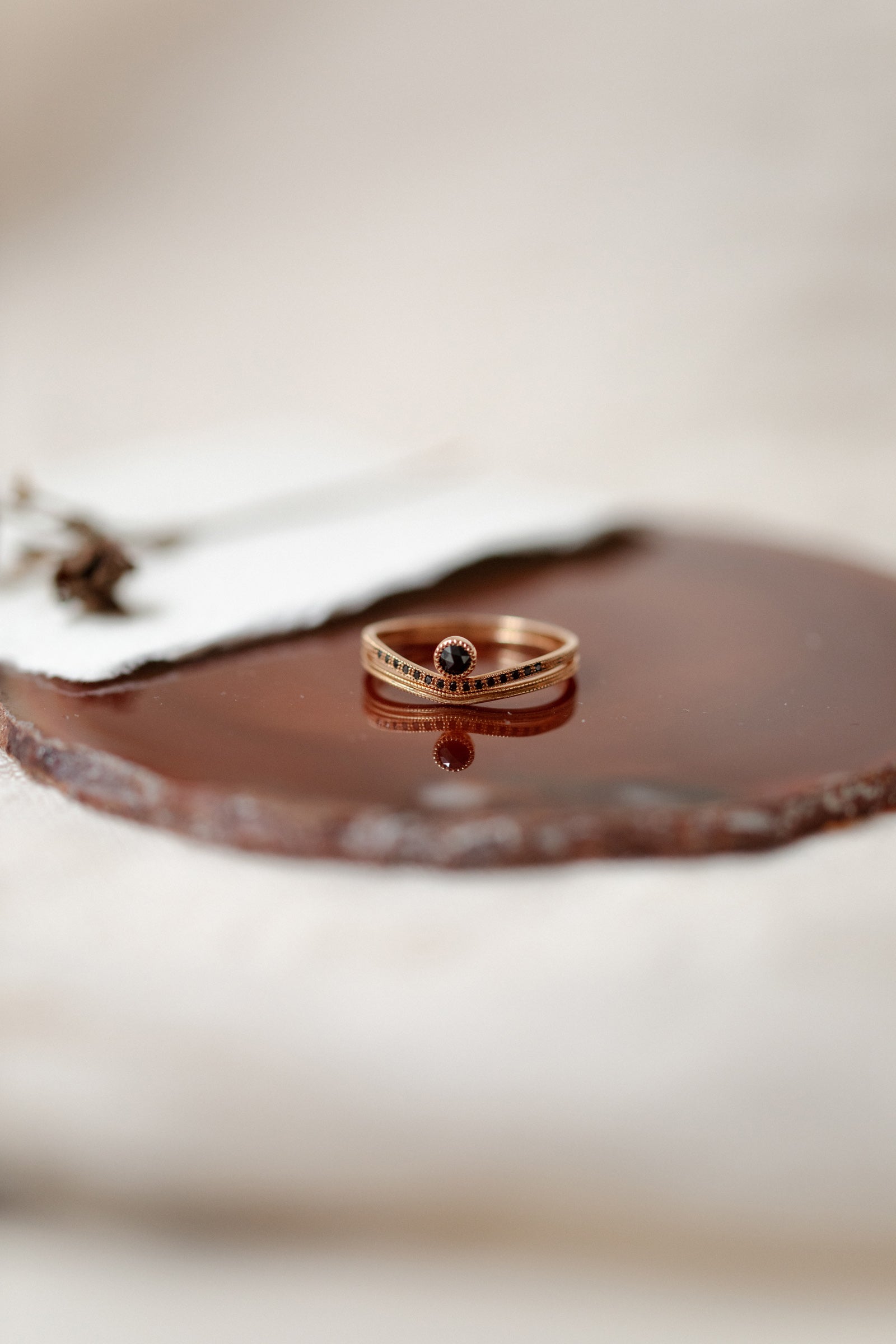 Sienna All Black Diamond Ring