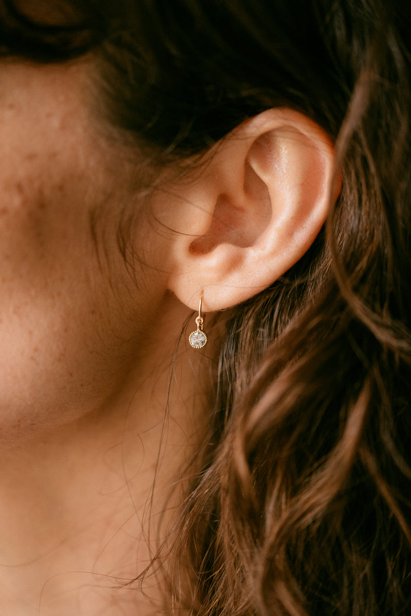 Pendant earrings Love L Diamonds Salt & Pepper