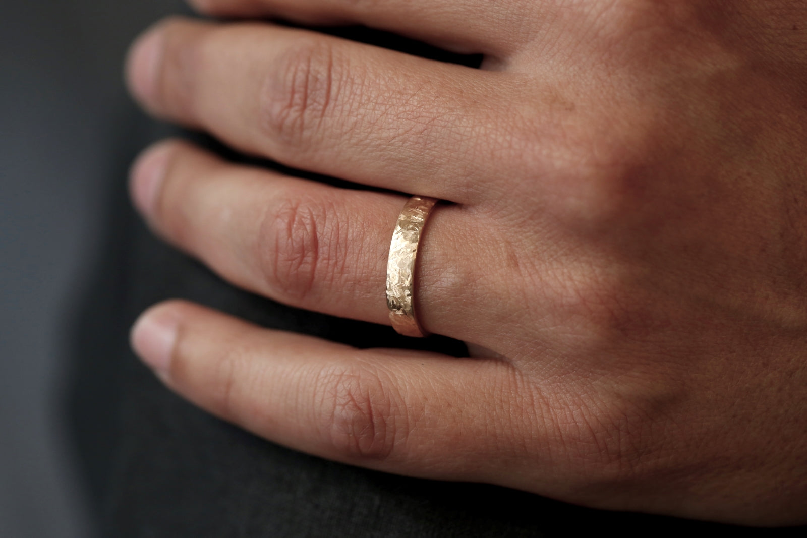 wedding band Pyrite XL
