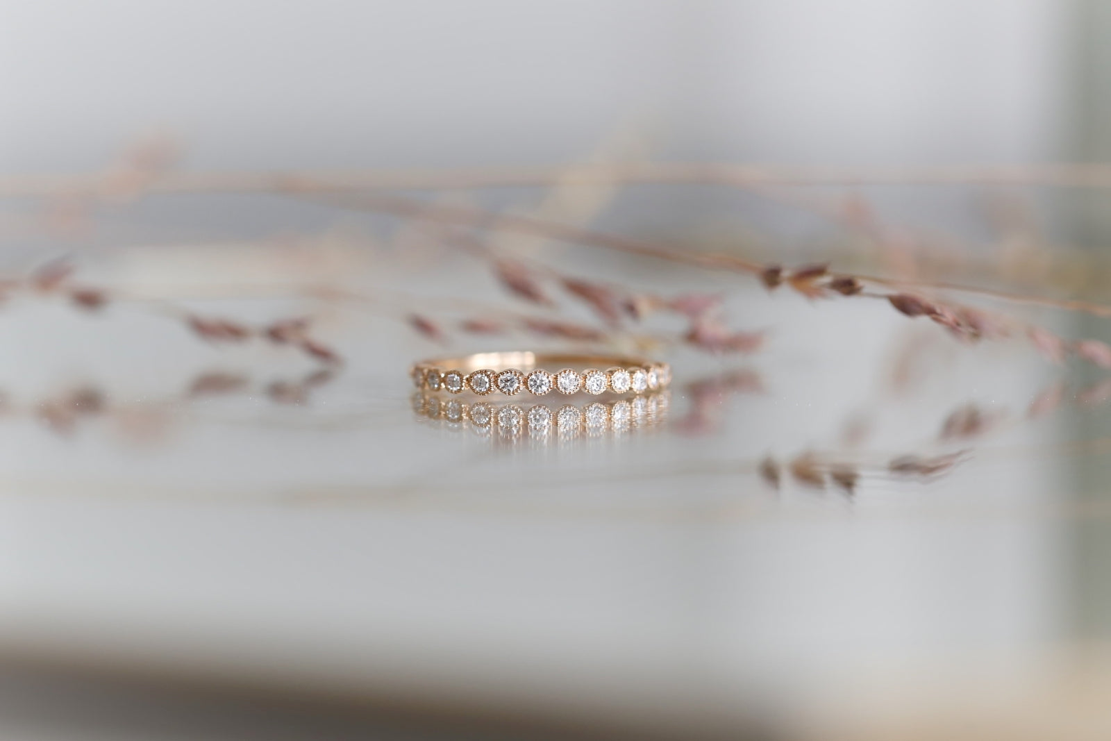 Celeste Brillant cut wedding band