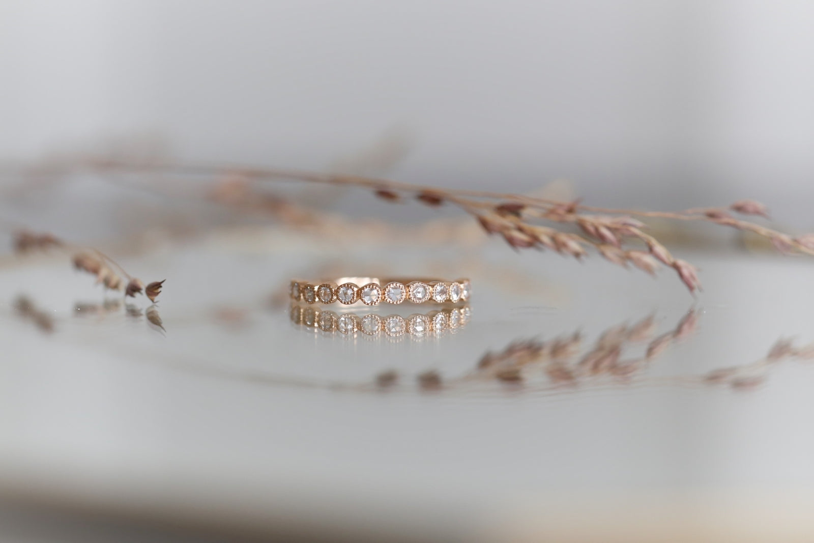 wedding band Céleste M rosecut