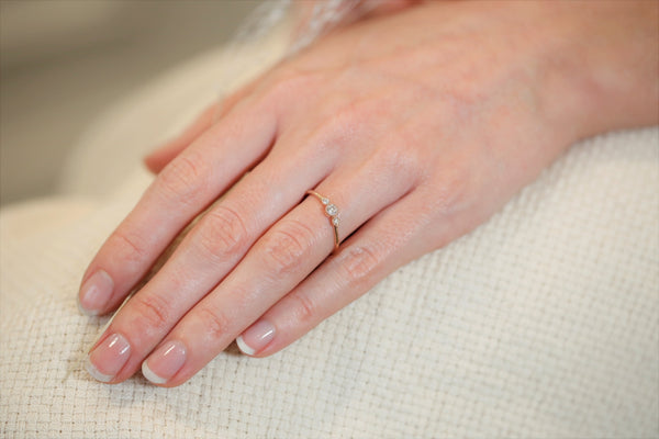 Ring - Ring Amour Céleste S brilliant diamonds - Designer's engagement ring                                