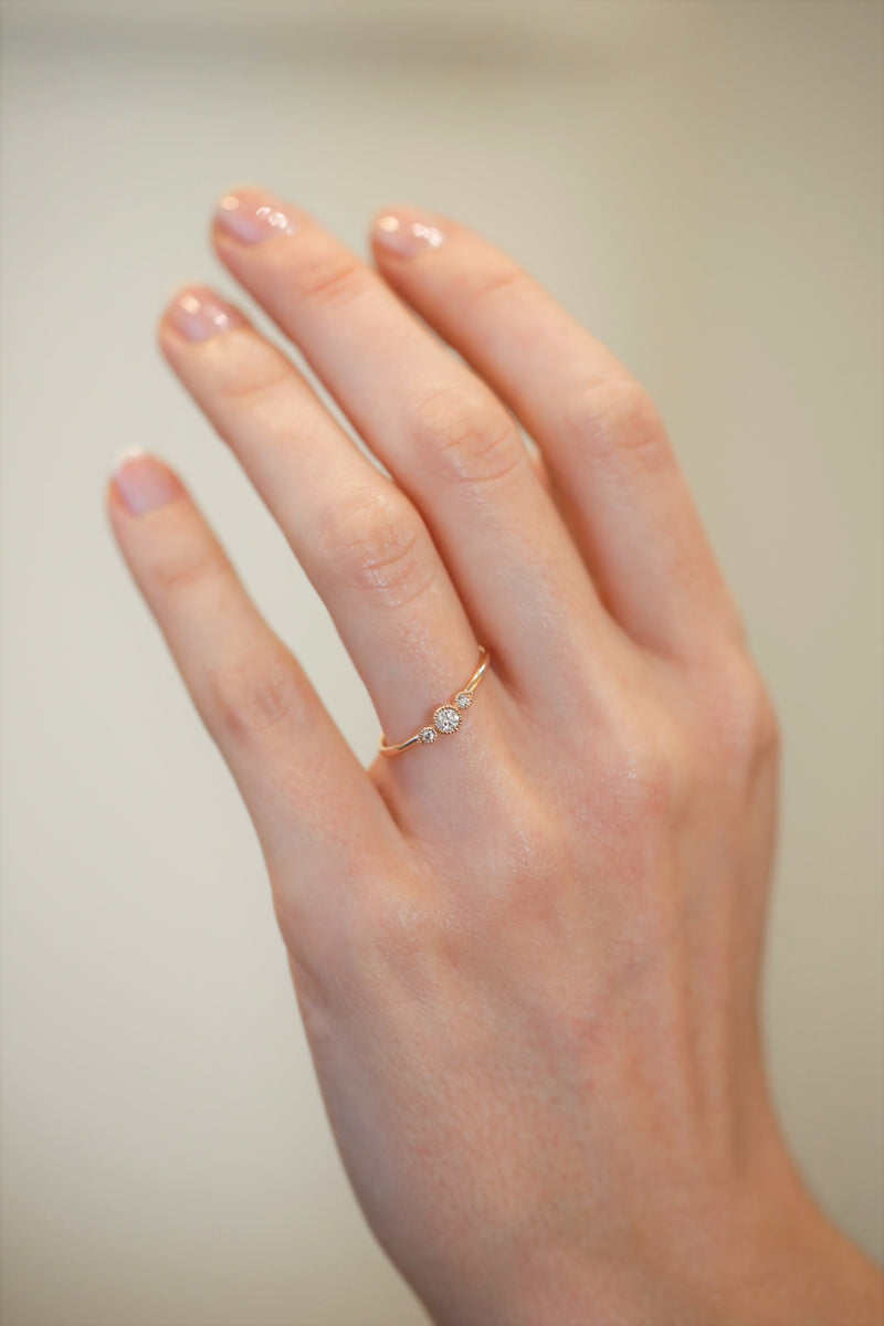 Ring - Ring Amour Céleste S brilliant diamonds - Designer's engagement ring                                