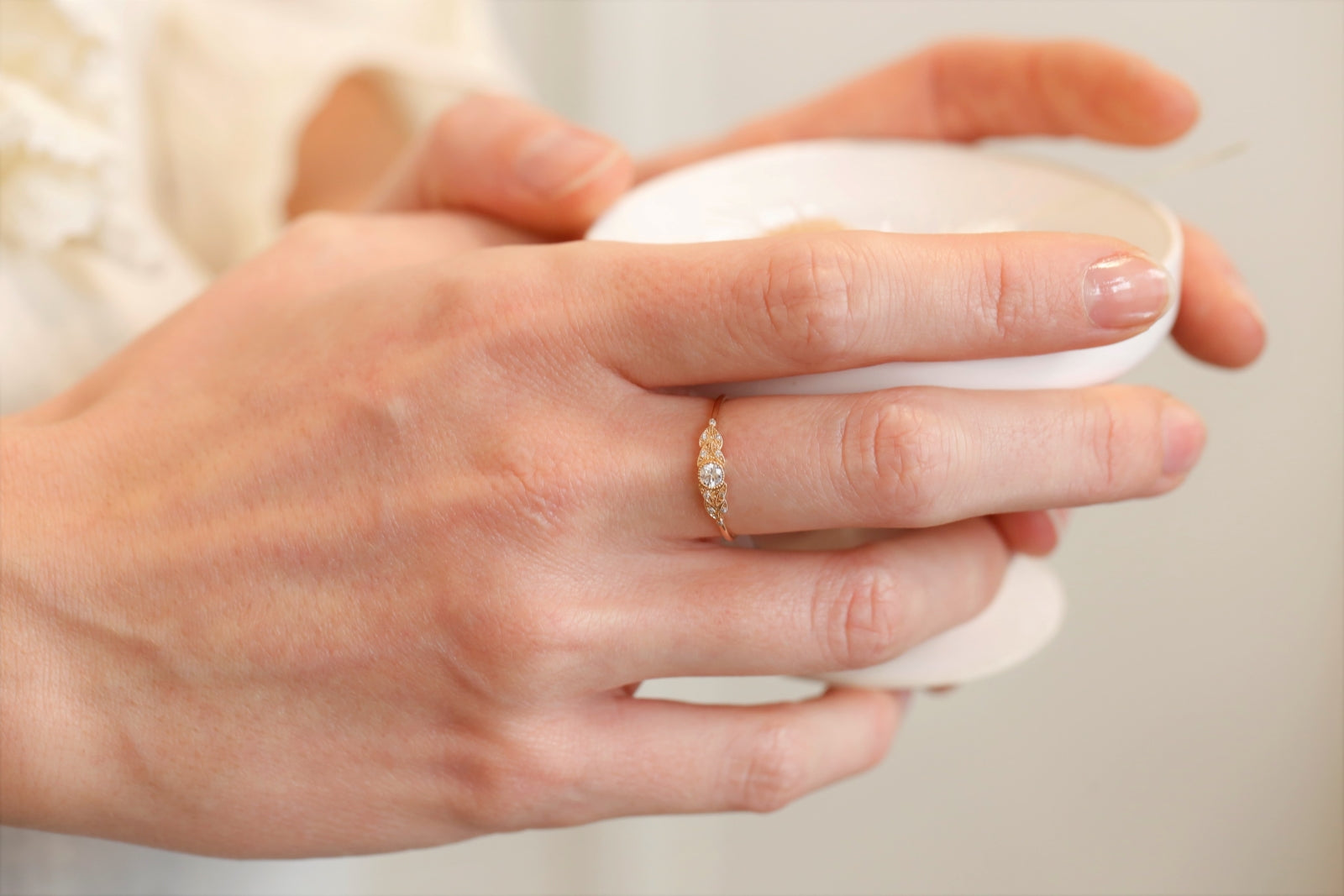 Double Feuillage S ring                                