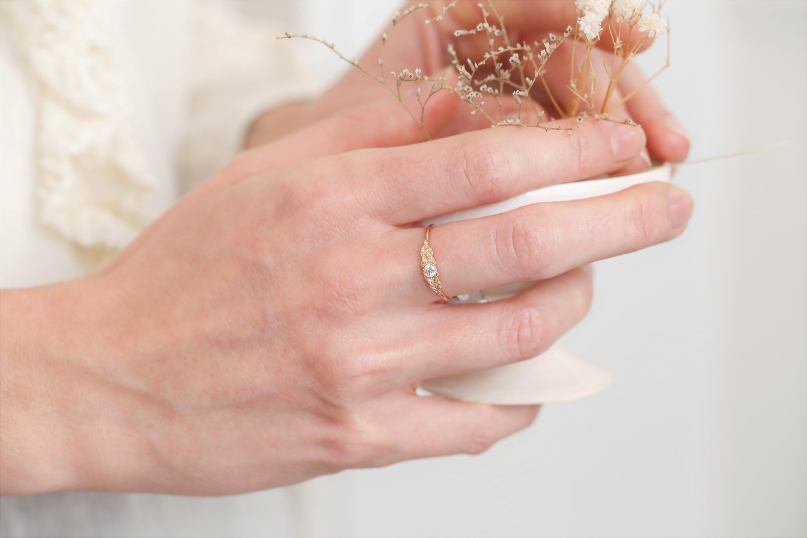 Double Feuillage S ring                                