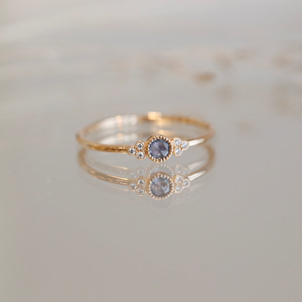 Ring Flora S Blue Sapphire