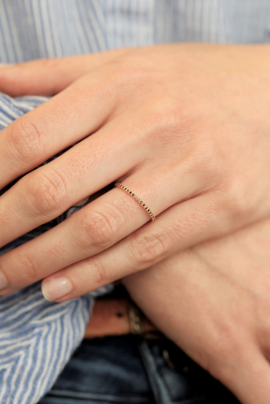 wedding band Venus Black Diamonds