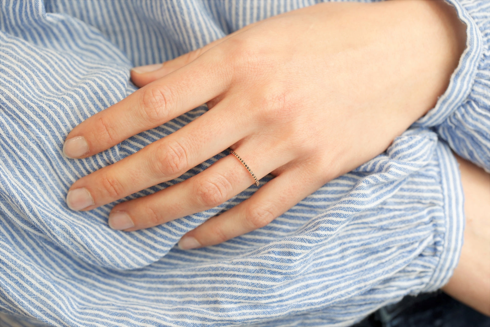 wedding band Venus Black Diamonds