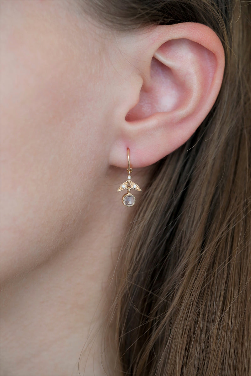Pendant earrings Feuillage  simple L