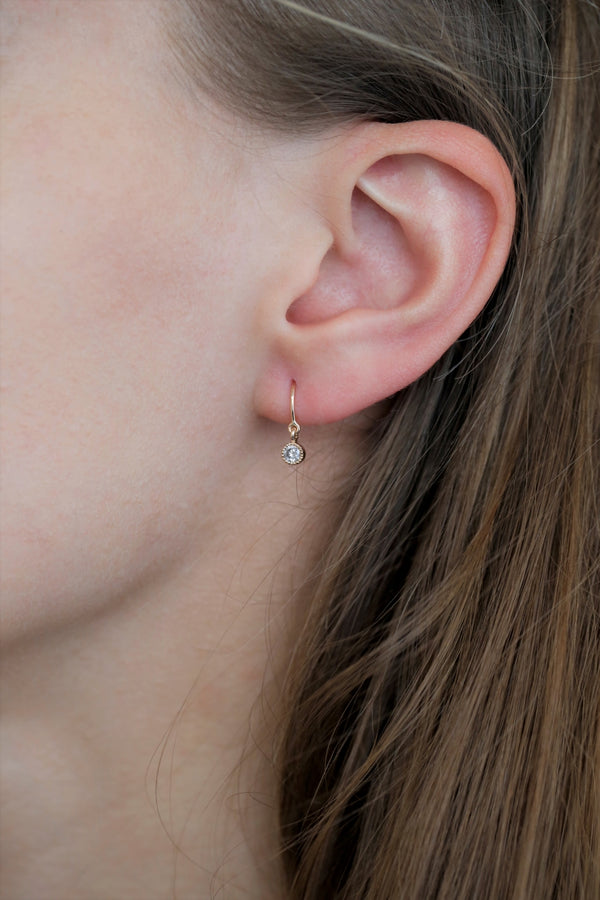 Pendant earrings Love M Diamonds Salt & Pepper