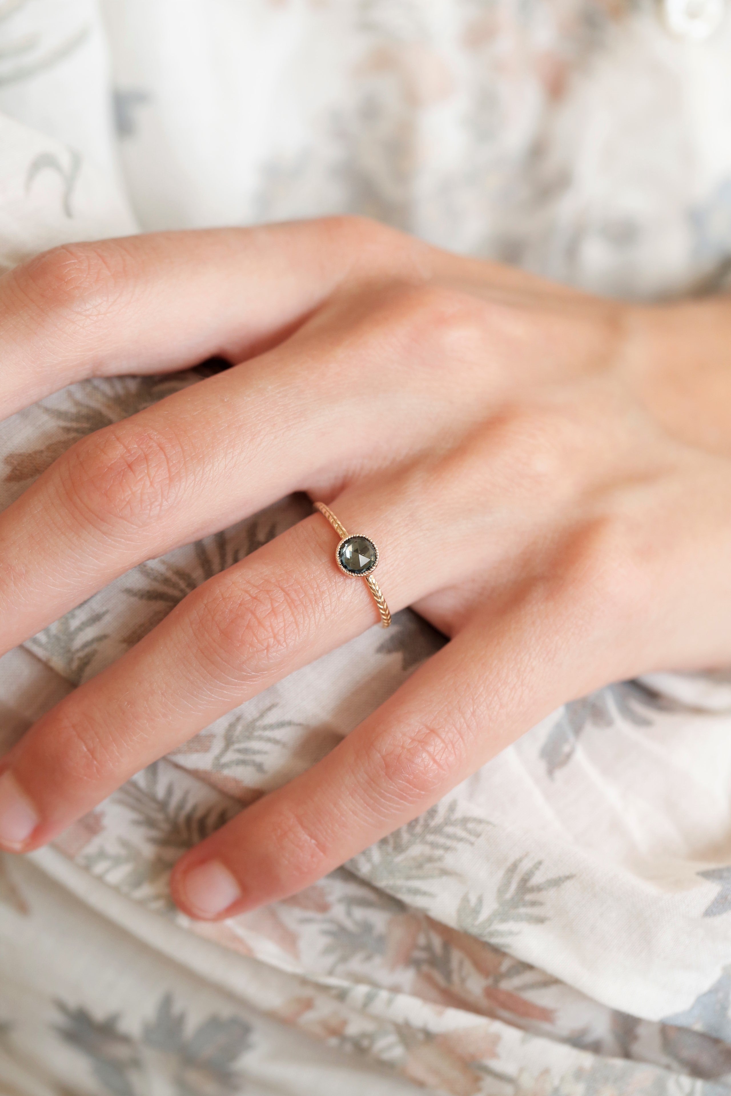 Ring Cybèle L Saphir mermaid